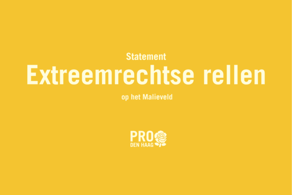 Statement extreemrechtse rellen Malieveld
